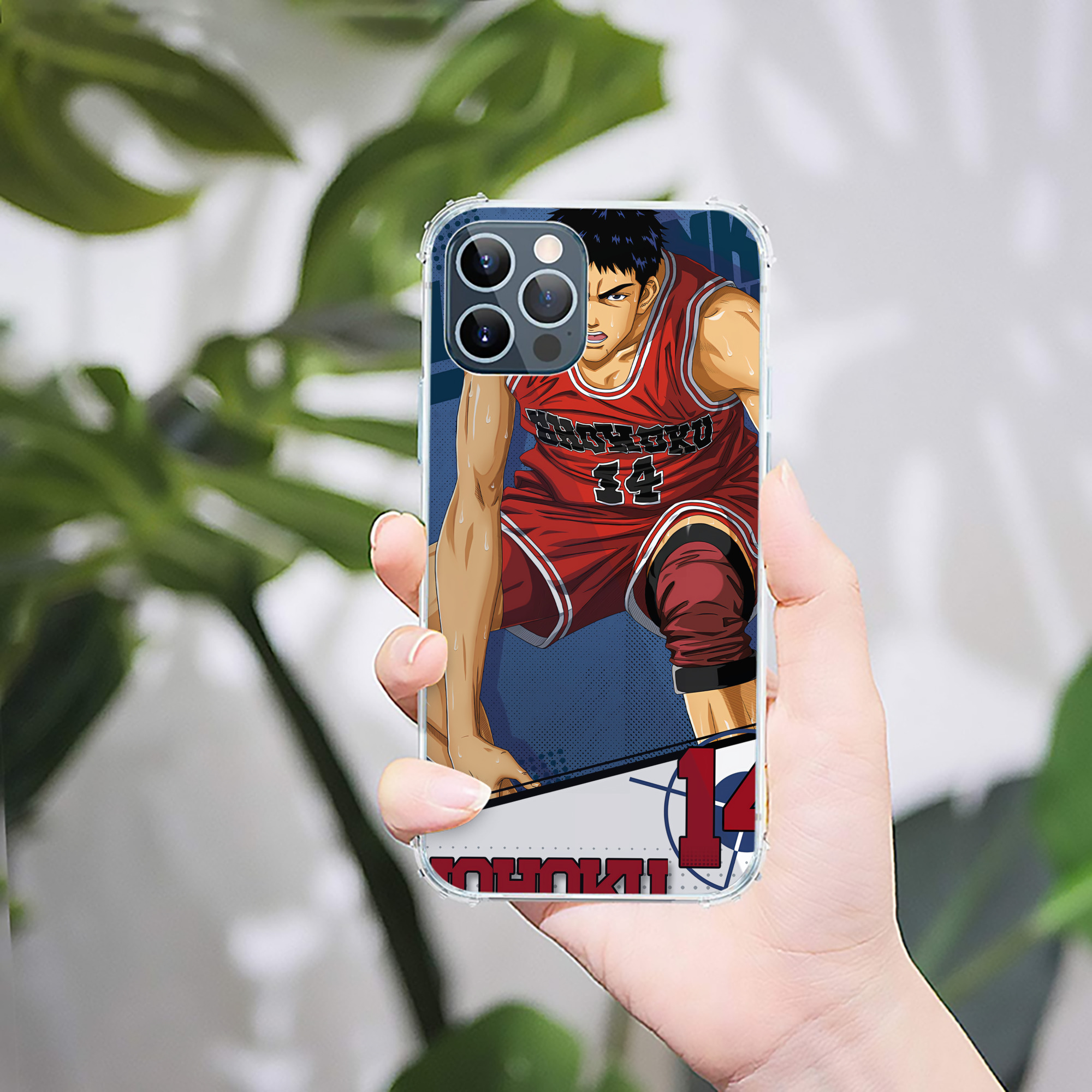 （画像用） SLAM DUNK／スラムダンク 【iPhone 12シリーズ対応】透明スマホケース（クリアソフトケース）